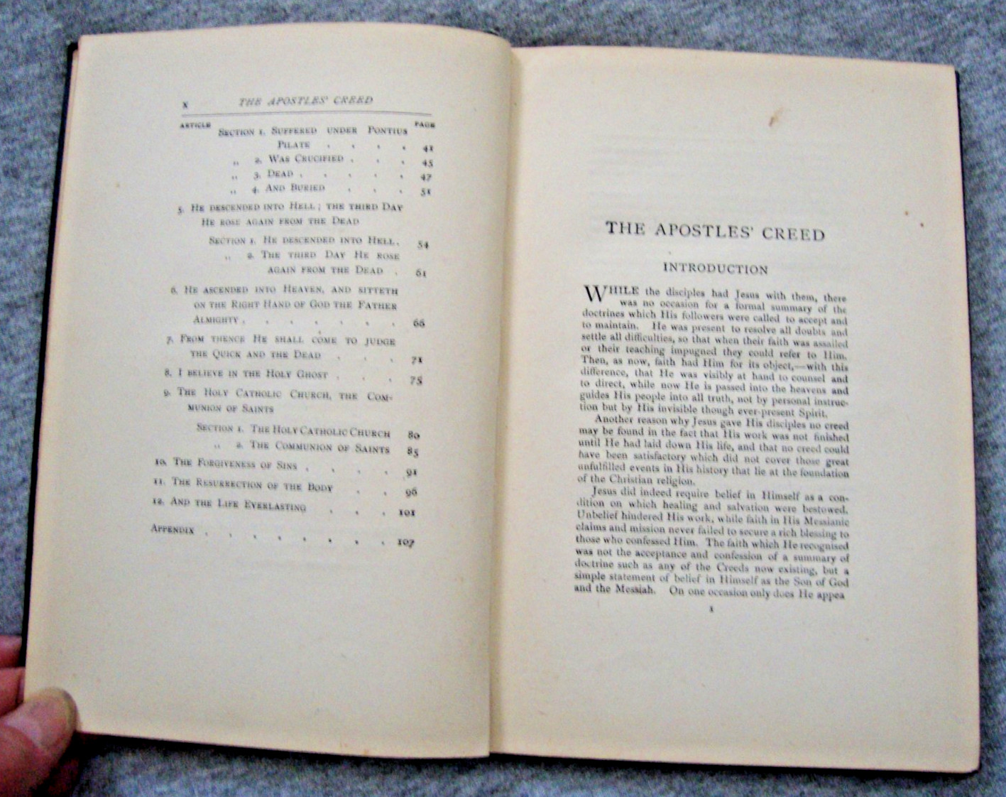 Exposition of The Apostles’ Creed -Rev. James Dodds, D.D. Westminster Press Vtg