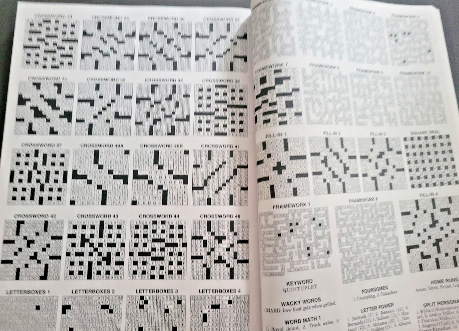 Lot of 2 Classic Variety Puzzles Plus Crosswords by Penny Press – Jumbo Specials