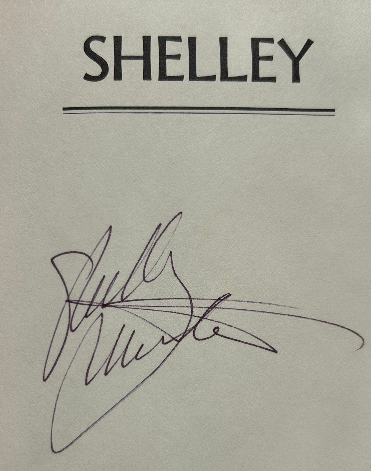 Shelley: Also known as Shirley SIGNED Shelley Winters Hardcover ~ JSA