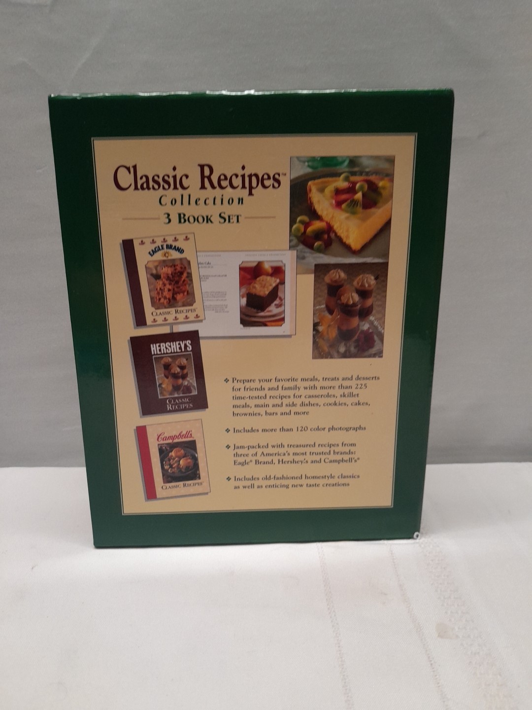 Classic Recipes Cookbook Collection 3 Book Set Hershey Eagle Brand & Campbell’s