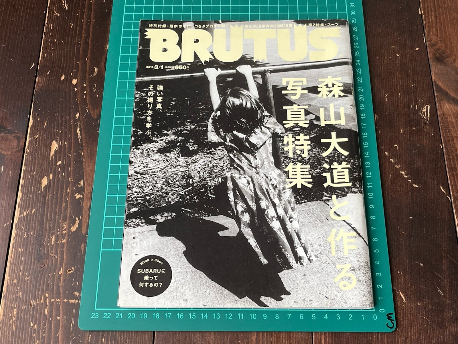 DAIDO MORIYAMA SPECIAL ISSUE 2016 VOL.818 BRUTUS MAGAZINE BOOK INCLUDE BOOKLET