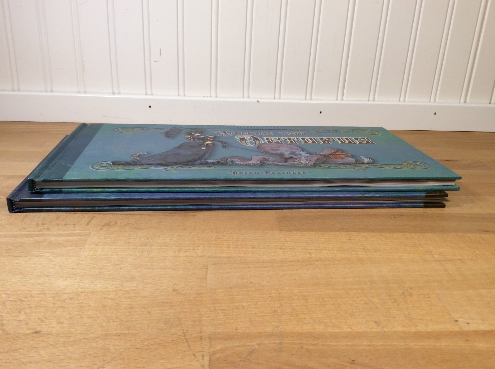 Walking and Traveling With Your Octopus, Both SIGNED Brian Kesinger, HCs 1st/1st