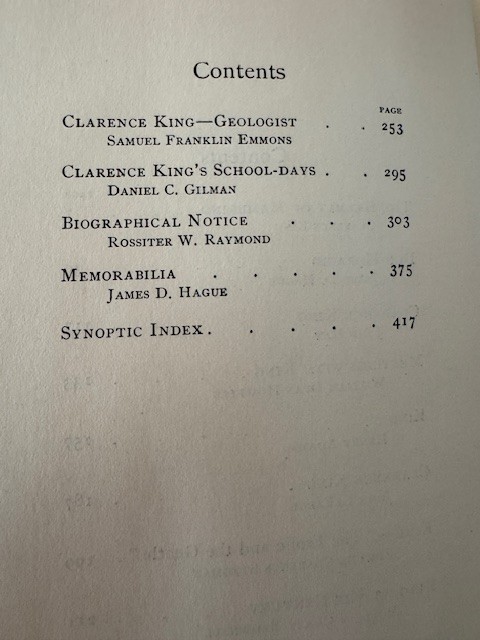 Clarence King Memoirs, The Helmet of Mambrino, Clarence King, 1904
