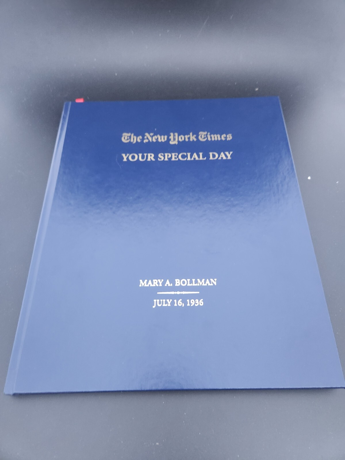 The New York Times Newspaper Historical Pages Birthday Book July 16 1936