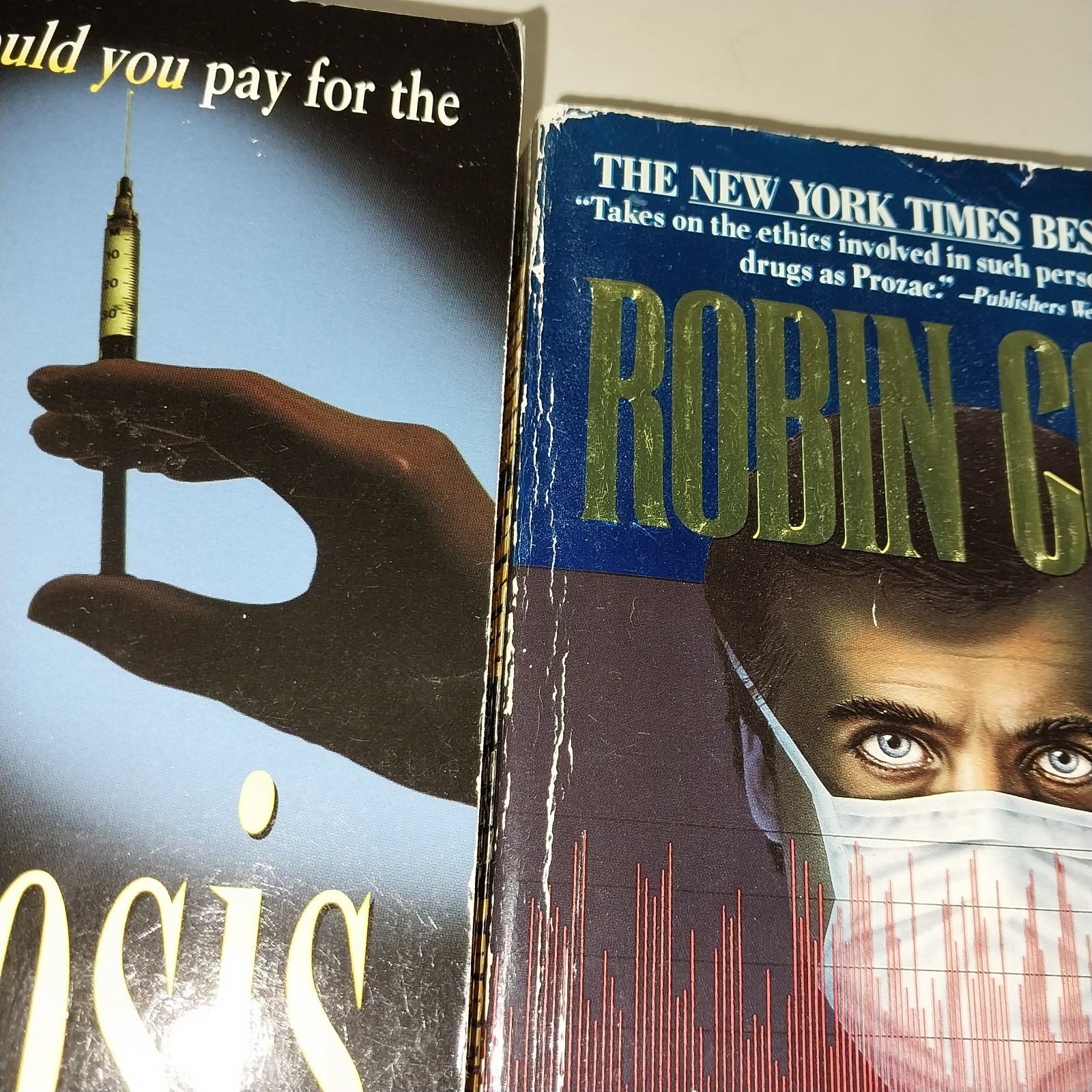 Medical Thriller Fiction Paperback Mixed Book Lot Of 5