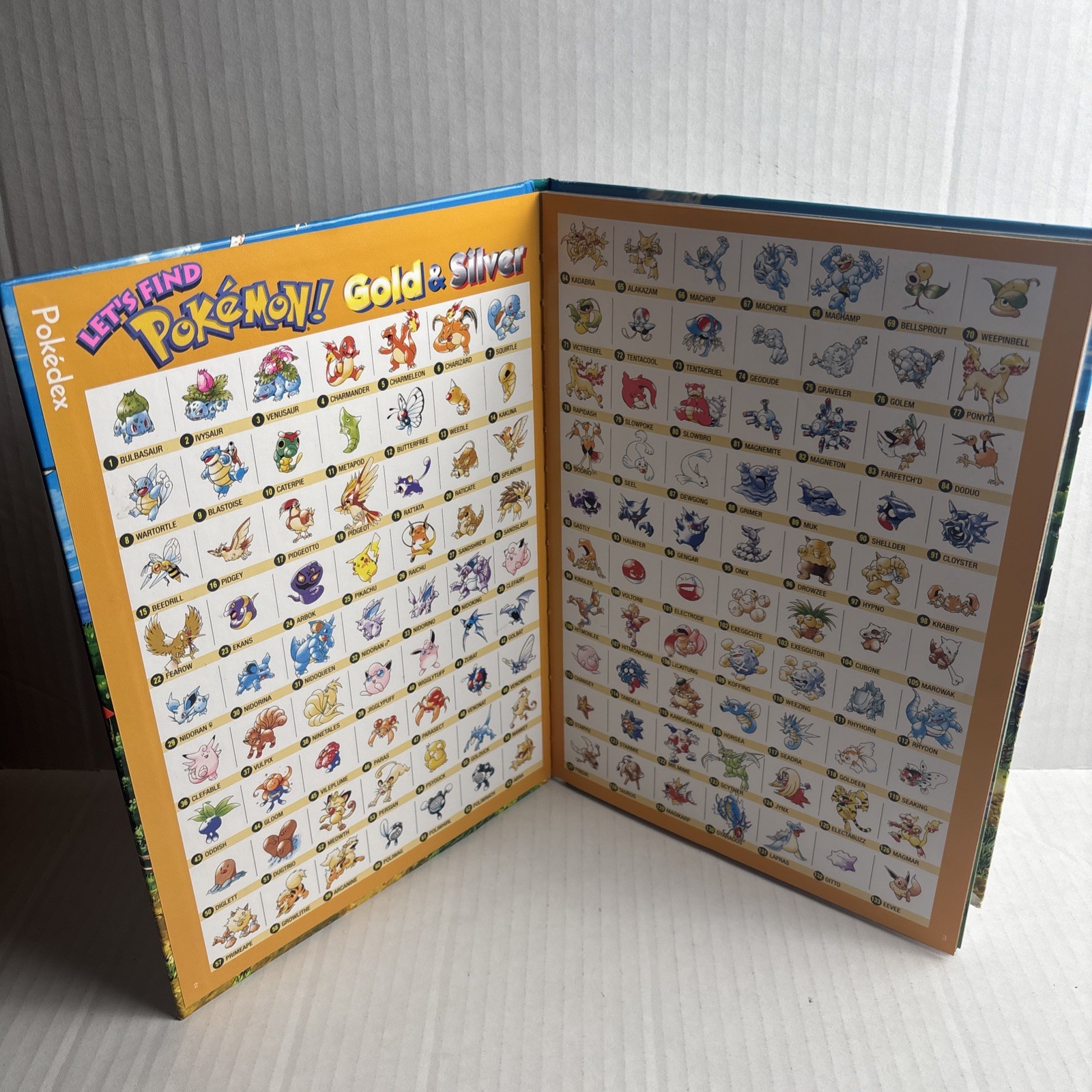 LET’S FIND POKÉMON! GOLD & SILVER Art By Kazuhiro Aihara Hardback Colorful