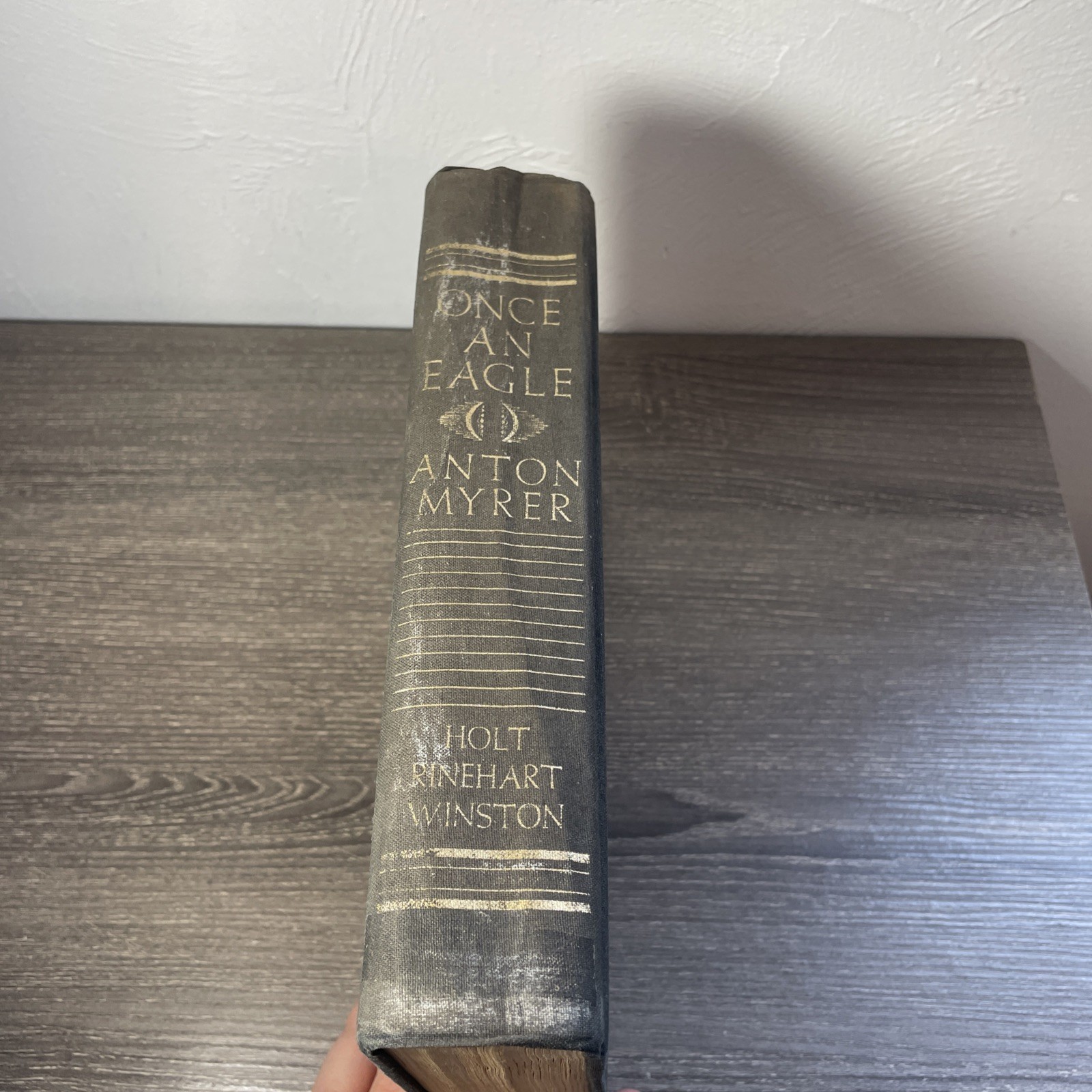 *Read Desc* ONCE AN EAGLE by Anton Myrer (1968) Hardcover First Edition 1st