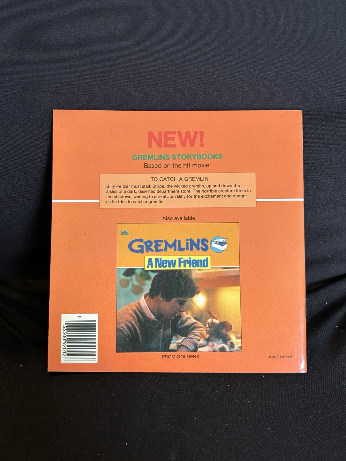 Gremlins Golden Book To Catch A Gremlin VTG 1984 Warner Bros Storybook Gizmo HTF