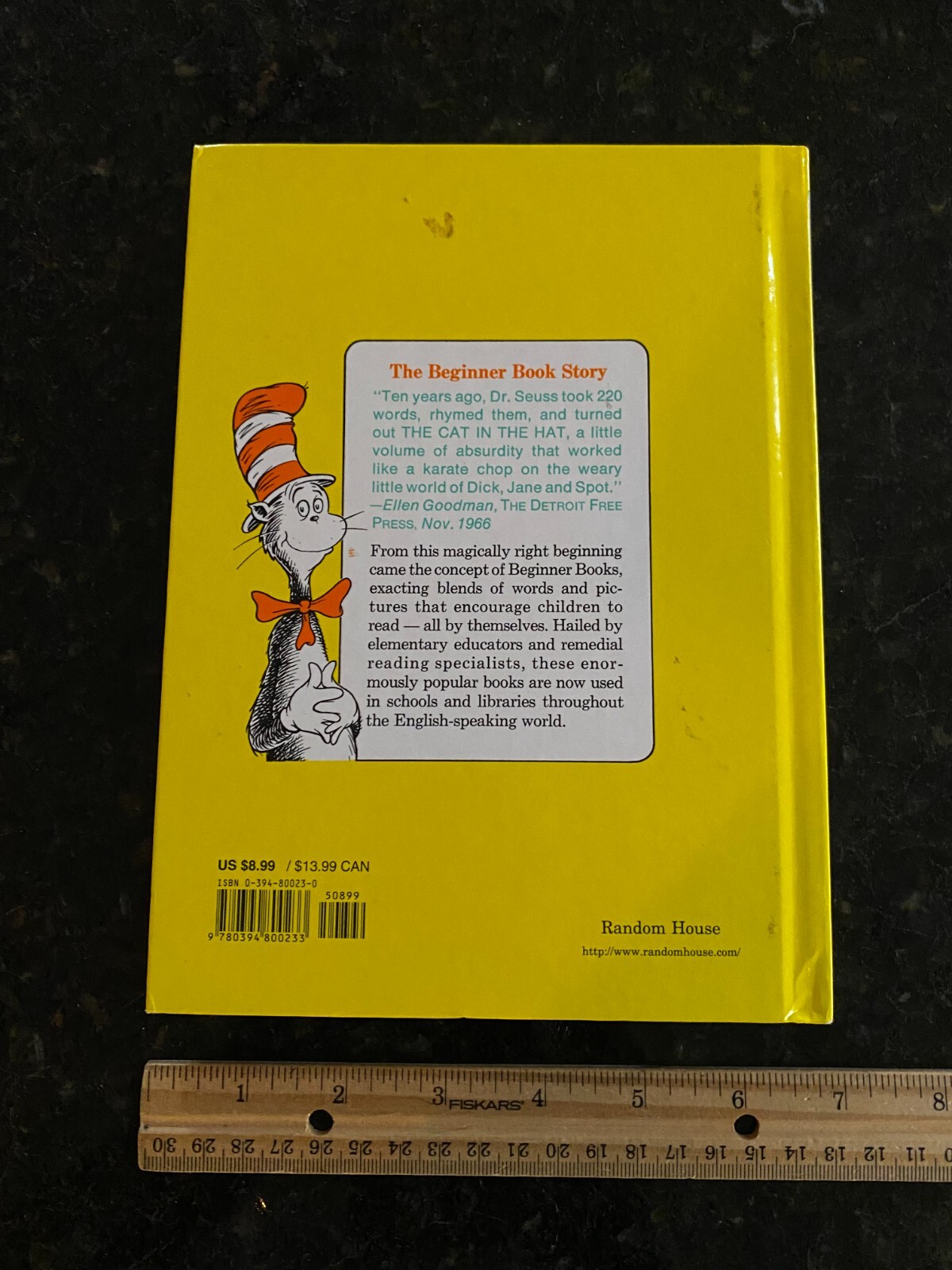 A Fish out of Water P.D. Eastman beginner hardcover Book Dr. Seuss 6.75″x9.25″