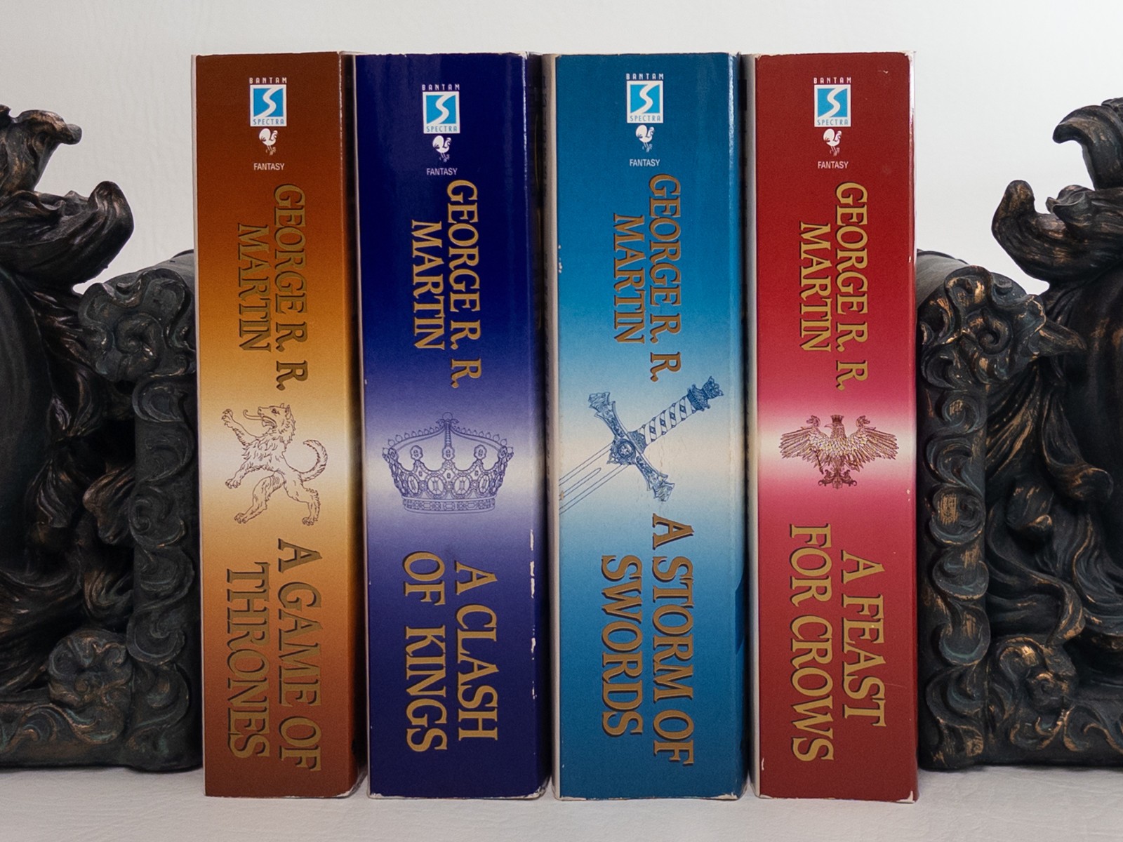 George R.R. Martin ASOIAF 4 PB Lot Game Clash Storm Feast Bantam Spectra