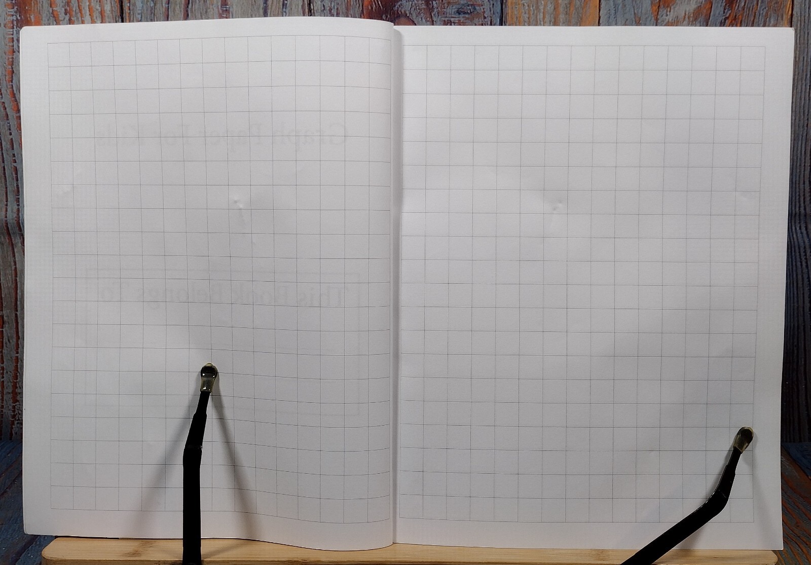 Math Notebook Graph Paper – 100 Pages, 1/2 Inch Squares – 100 Pages – Unused