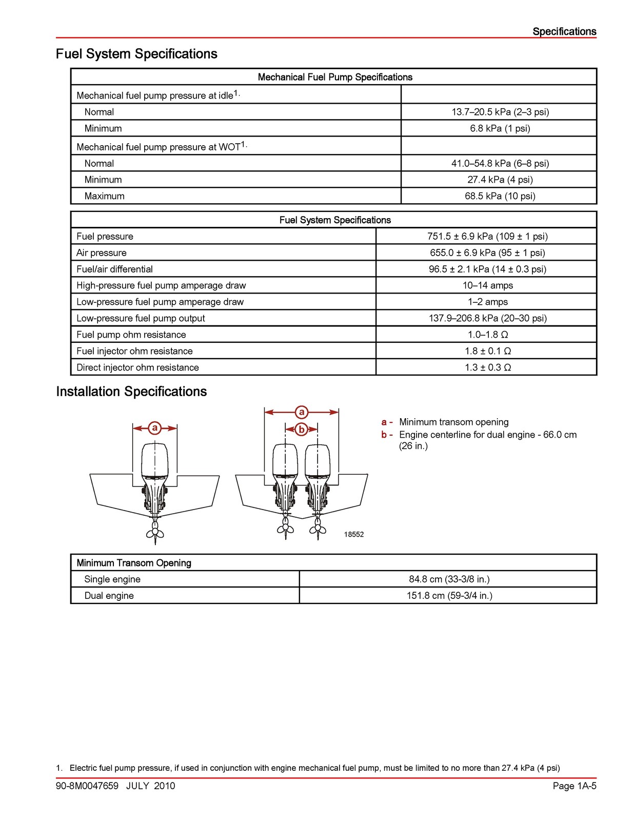 MERCURY MERCRUISER 75 90 115 125 115 Workshop Manual 2010 SN 0T801000 Up – BOUND