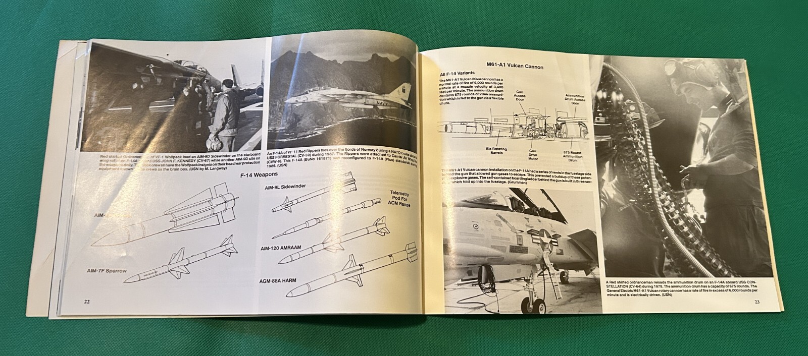 F-14 Tomcat In Action Aircraft Number 105 Fighter Jet Book by Al Adcock