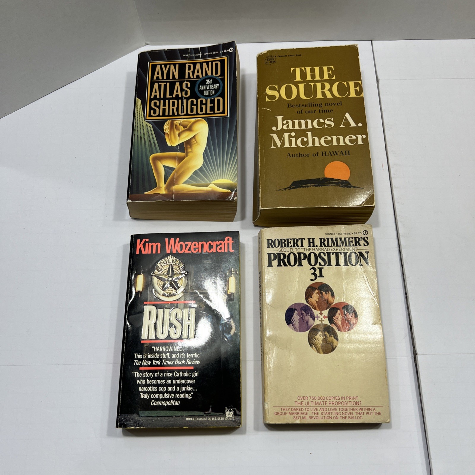 Lot of 16 Mixed Vintage Fiction Mystery Fantasy Crime Books Various Authors PB
