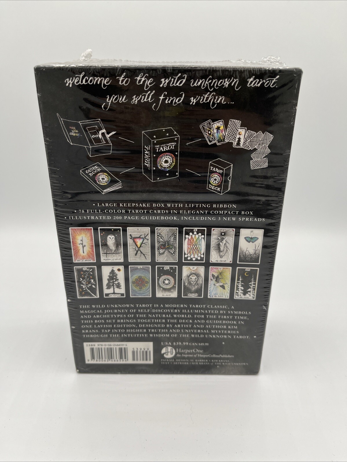 New The Wild Unknown Tarot Deck and Guidebook (Official Keepsake Box Set)