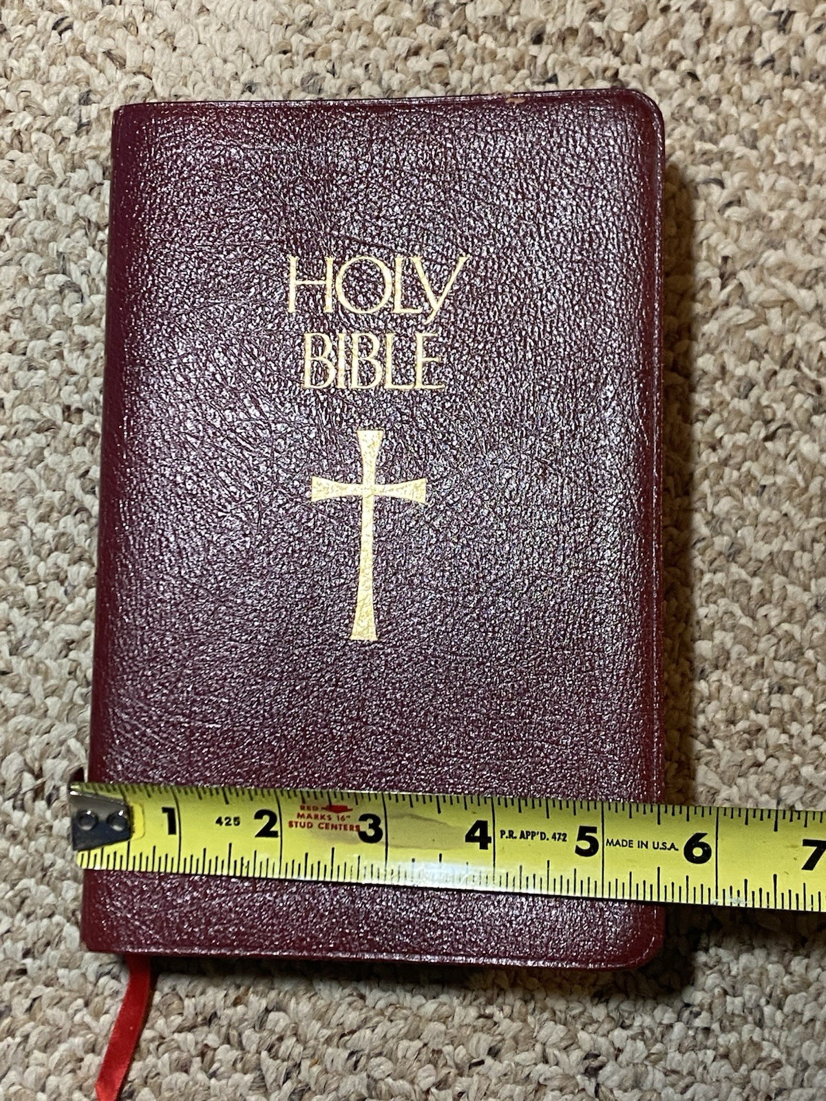 1987 New American Bible Holy Bible Catholic Bible Press 9055NBG Bonded Leather