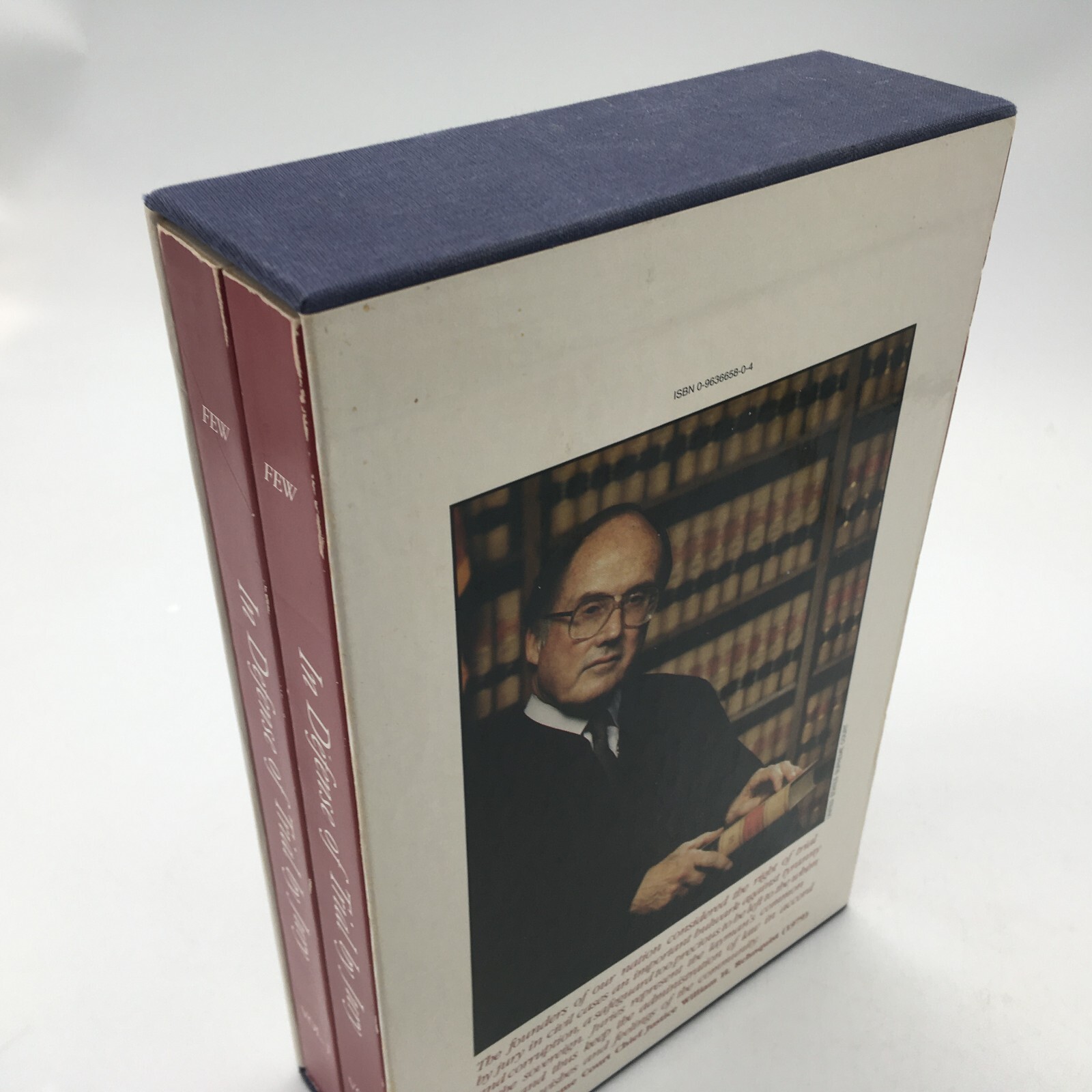 “In Defense of Trial by Jury” Volumes 1 & 2 Softcover Books + Slipcase, Few 1993