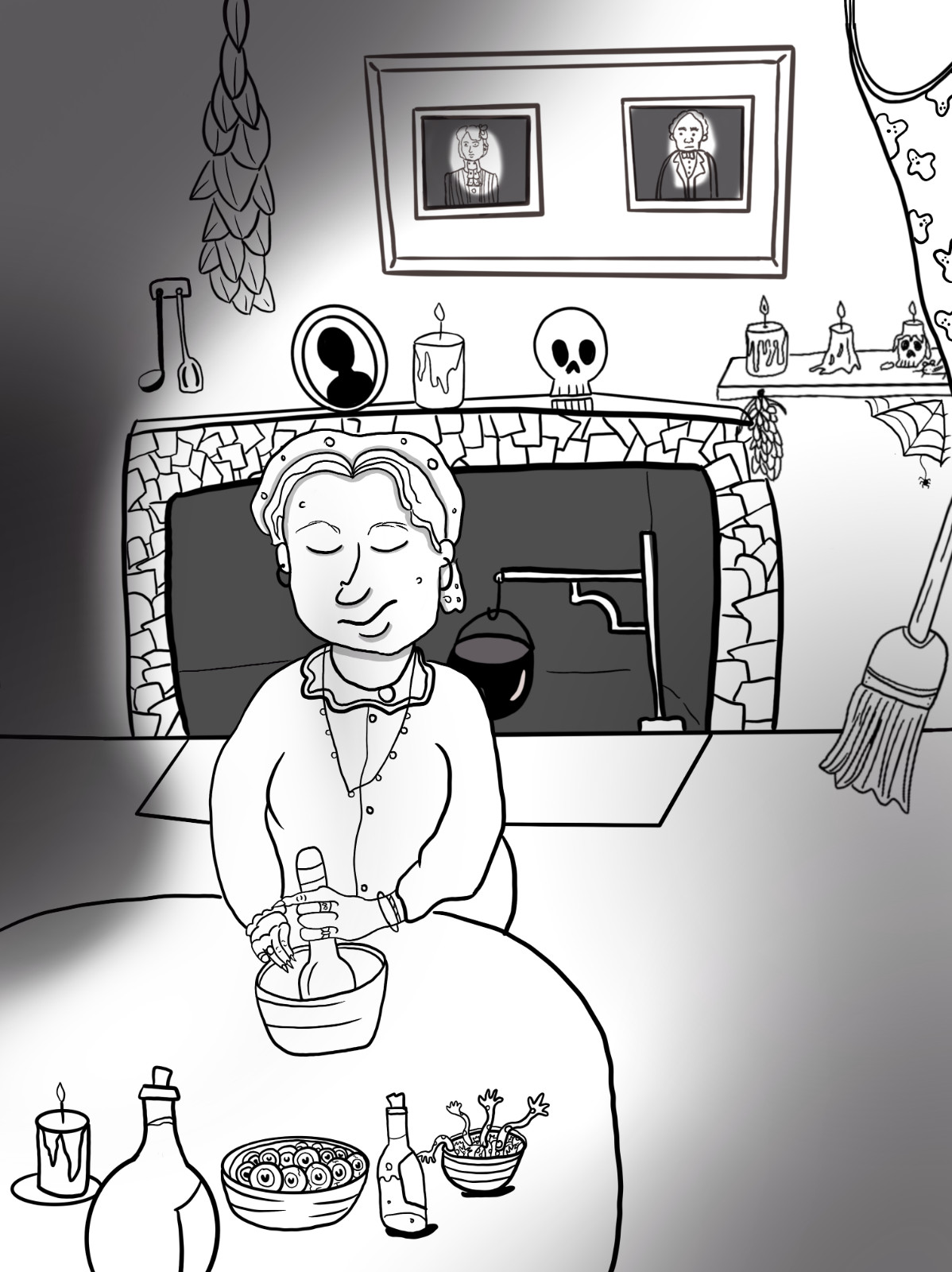 Kangaroo Tales Presents a Halloween Coloring Book (31 Pages) by: Samantha Turney