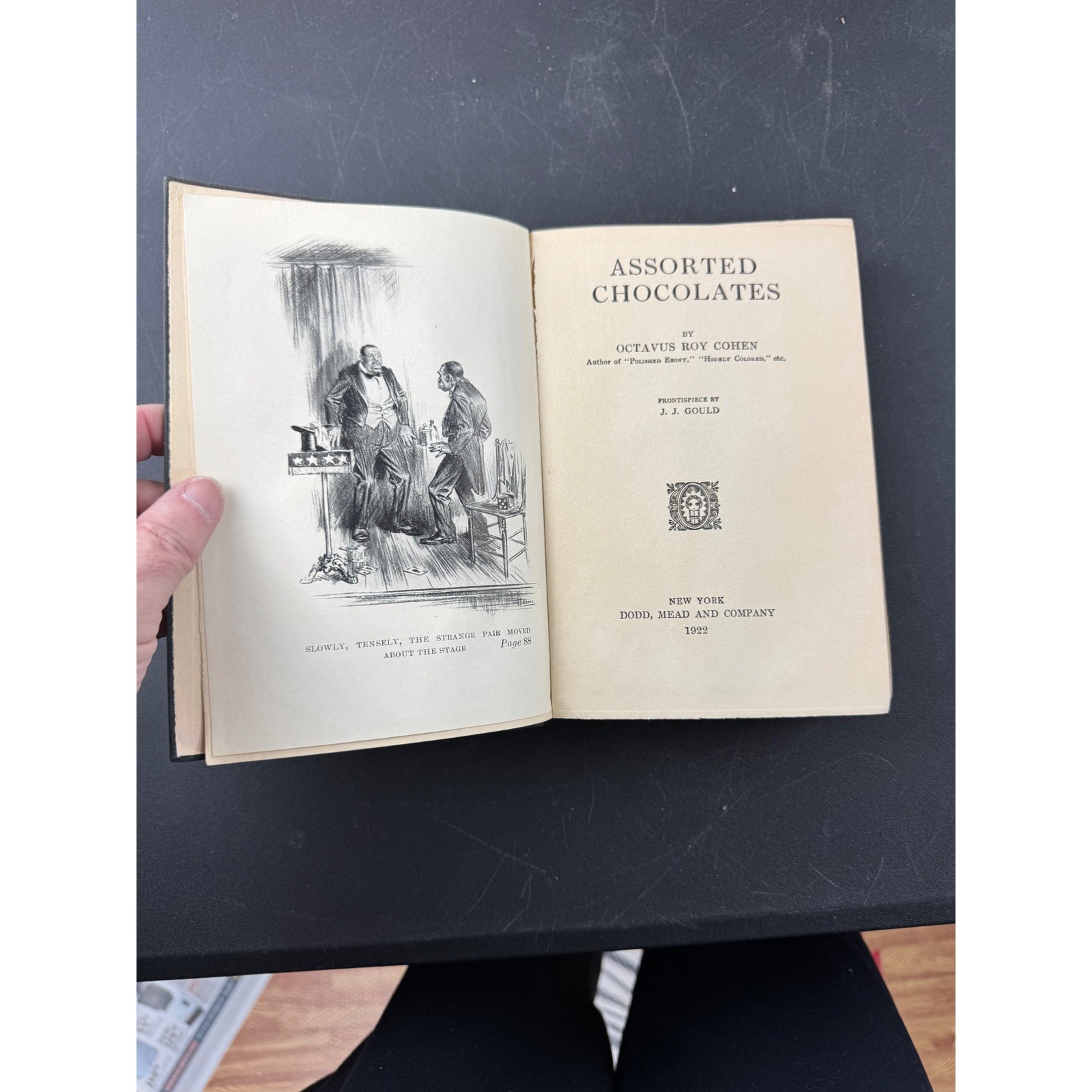 Assorted Chocolates by Octavus Roy Cohen 1921 First Edition Vintage Book