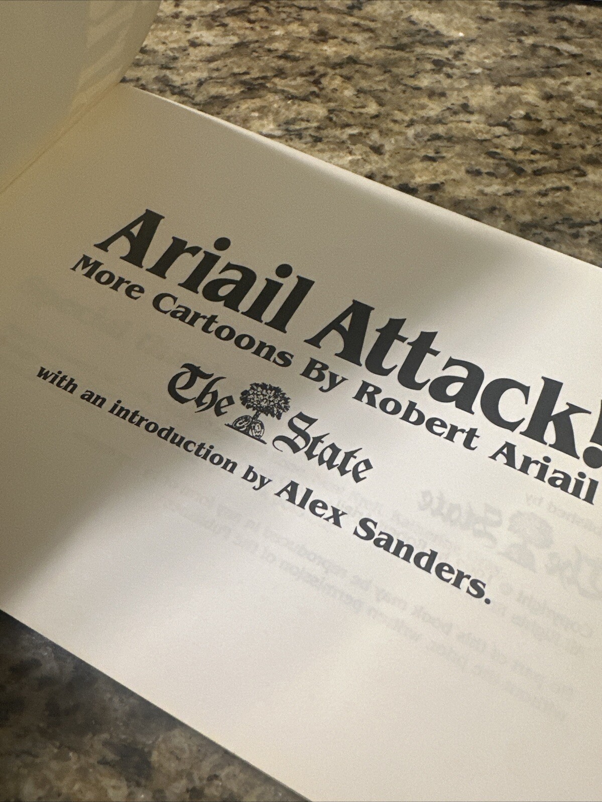 1992 Ariail Attack book Robert Ariail State newspaper SC cartoons 159 pages
