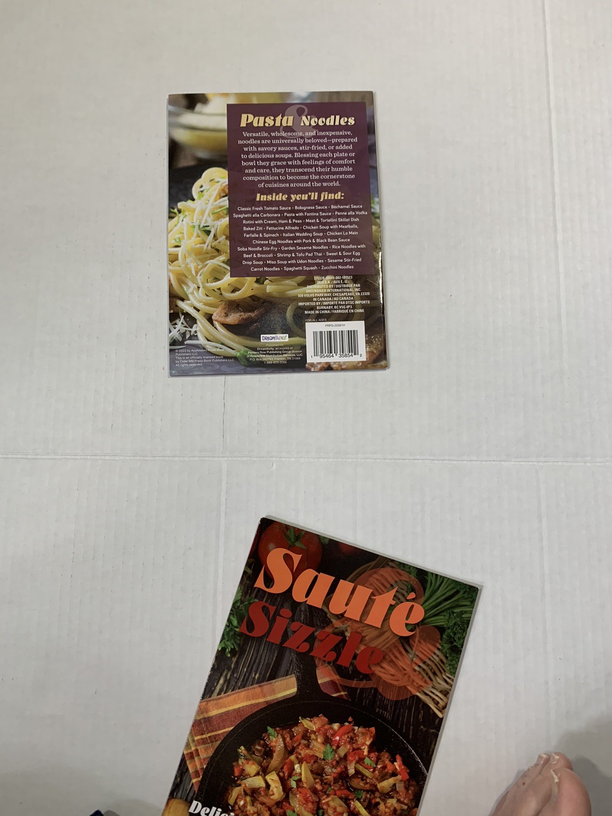 DreamTivity Cookbook Lot 5 Pizza Pasta Soups Saute Dips Kids Cooking NEW