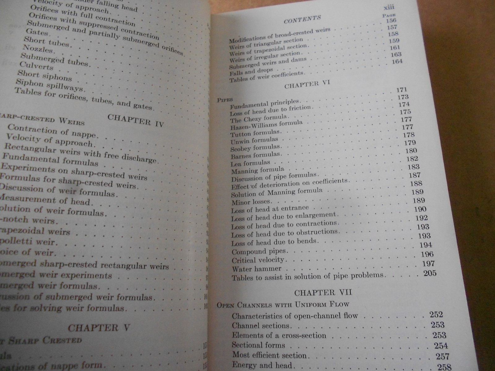 1939 Handbook of Hydraulics for the Solution of Hydraulic Problems by King