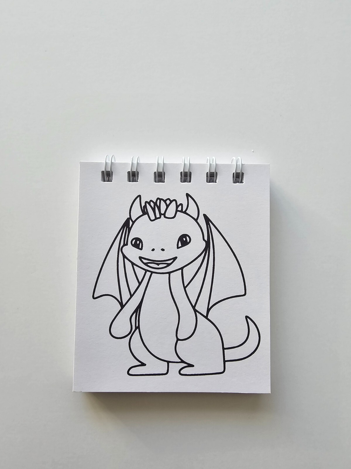 Dino and Dragons Mini Coloring Book for kids and Adults. Mini Coloring Books