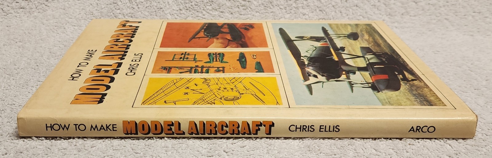 How to Make Model Aircraft by Chris Ellis 1974 Hardcover HCDJ Arco Great Britain