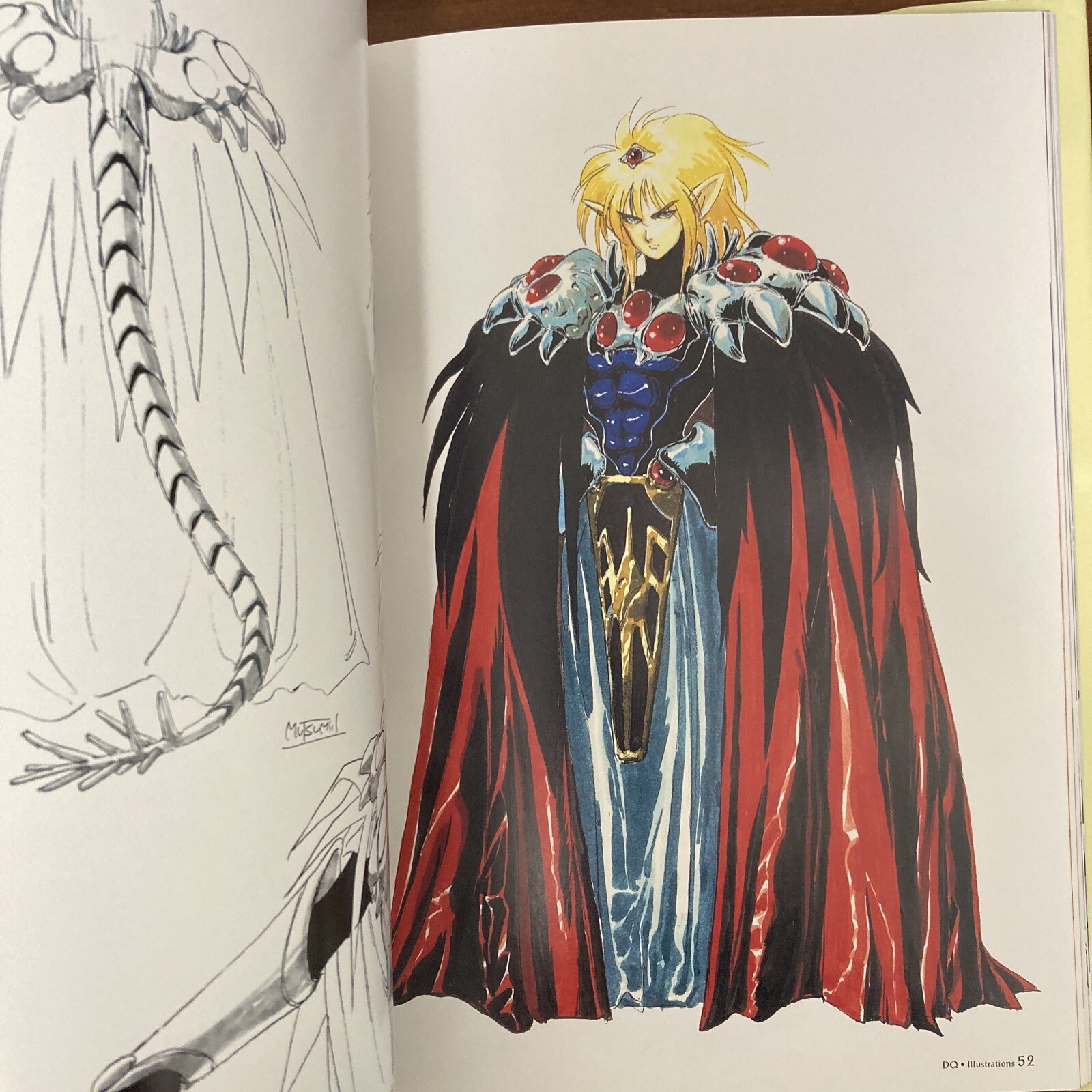 DRAGON QUEST Mutsumi Inomata Art Book Illustration