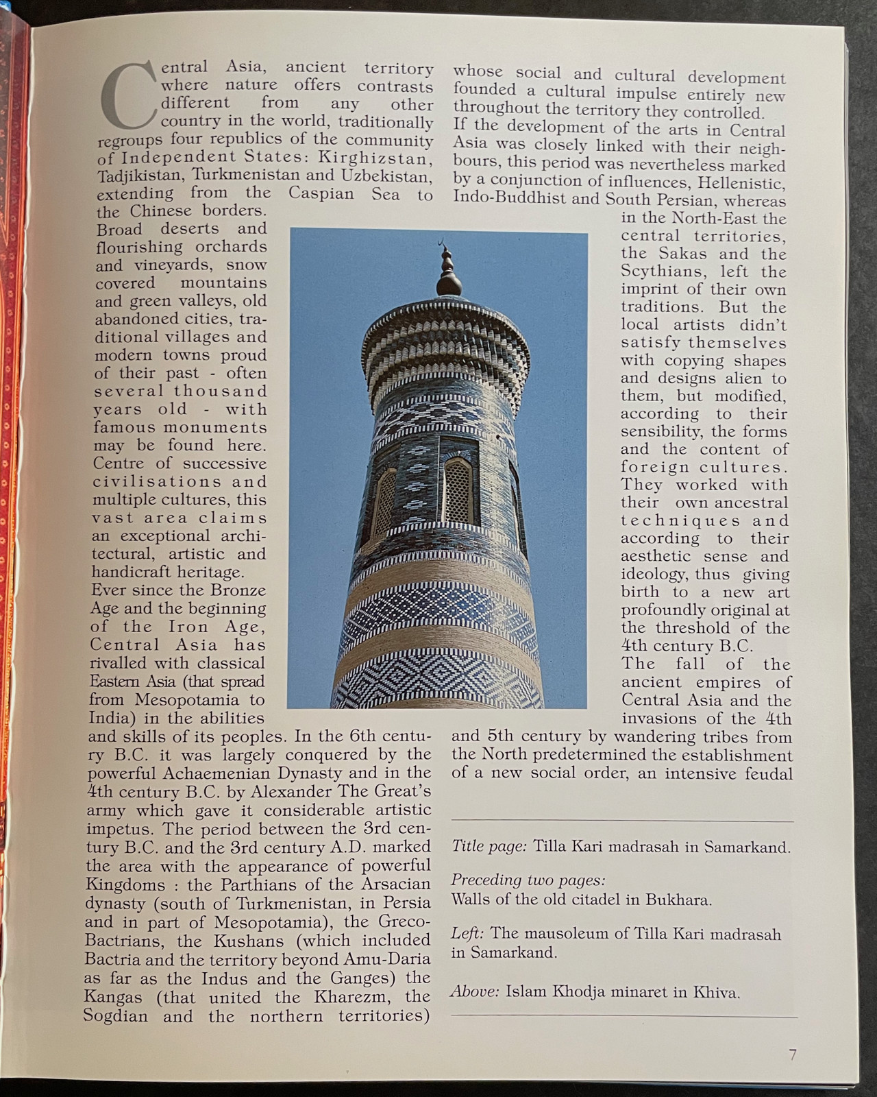 Central Asian Art Parkstone Press Staff 1996 Hardcover Illustrated Islamic World