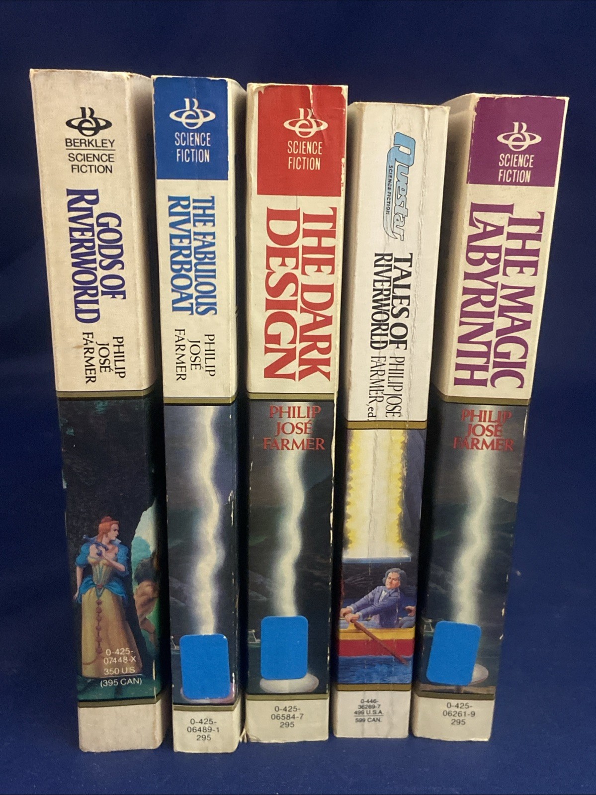 Philip Jose Farmer Riverworld lot of 5 PB (incomplete) Ex Cond