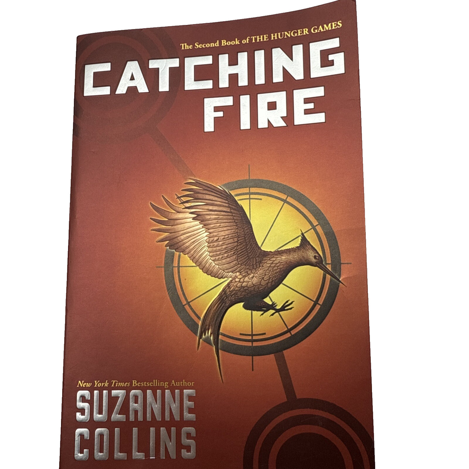 Catching Fire by Suzanne Collins Large Print Edition The Hunger Games Book 2 Lik