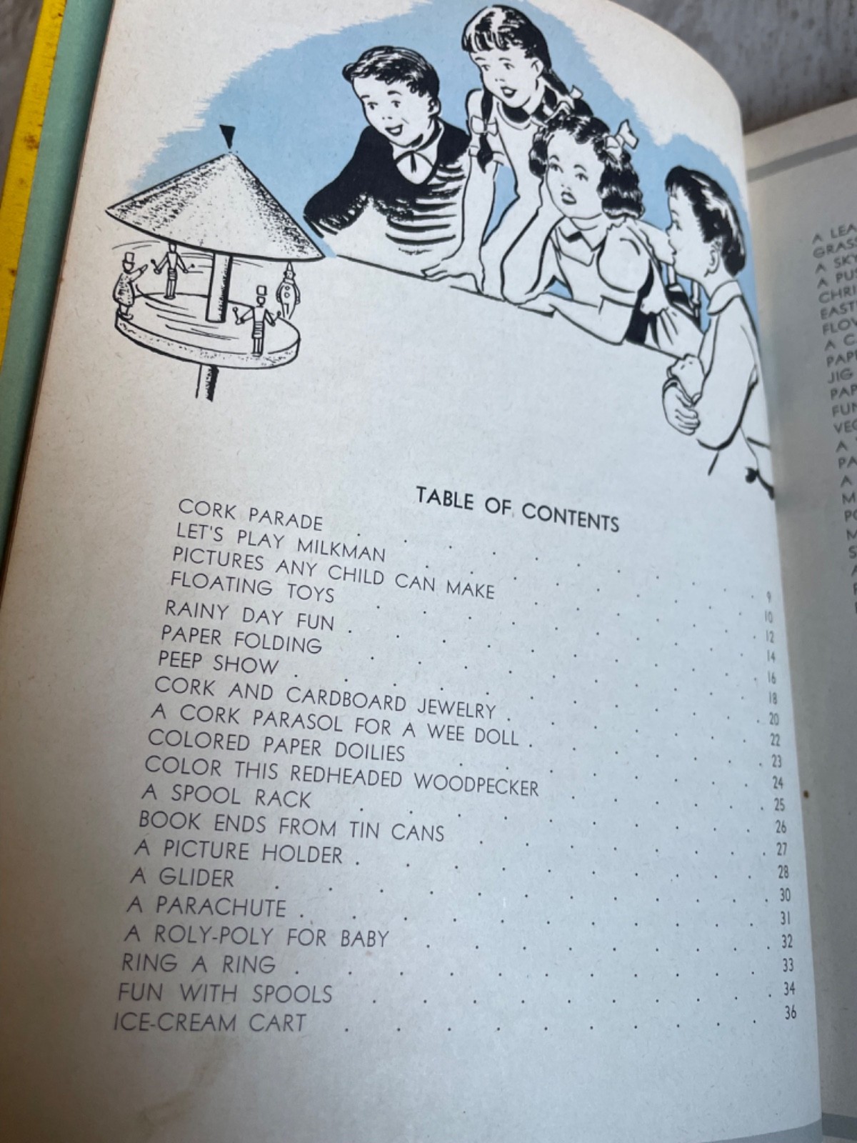 Vintage 1960 Things to Make and Do Child Horizons Hardcover Book