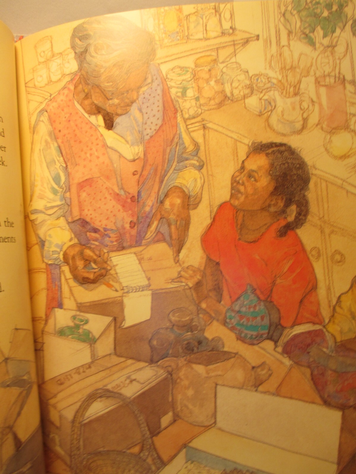 children’s picture book TANYA’S REUNION by FLOURNOY illus JERRY PINKNEY 1995 hc