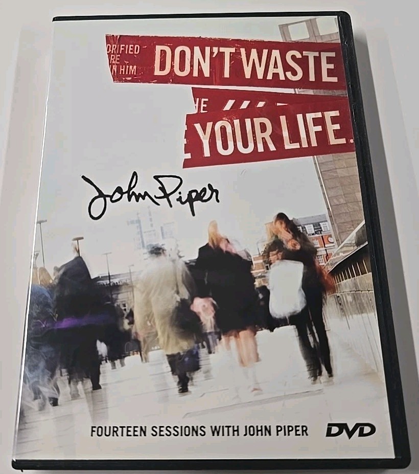 Don’t Waste Your Life Fourteen Sessions with John Piper DVD Set 3 Disc VERY GOOD