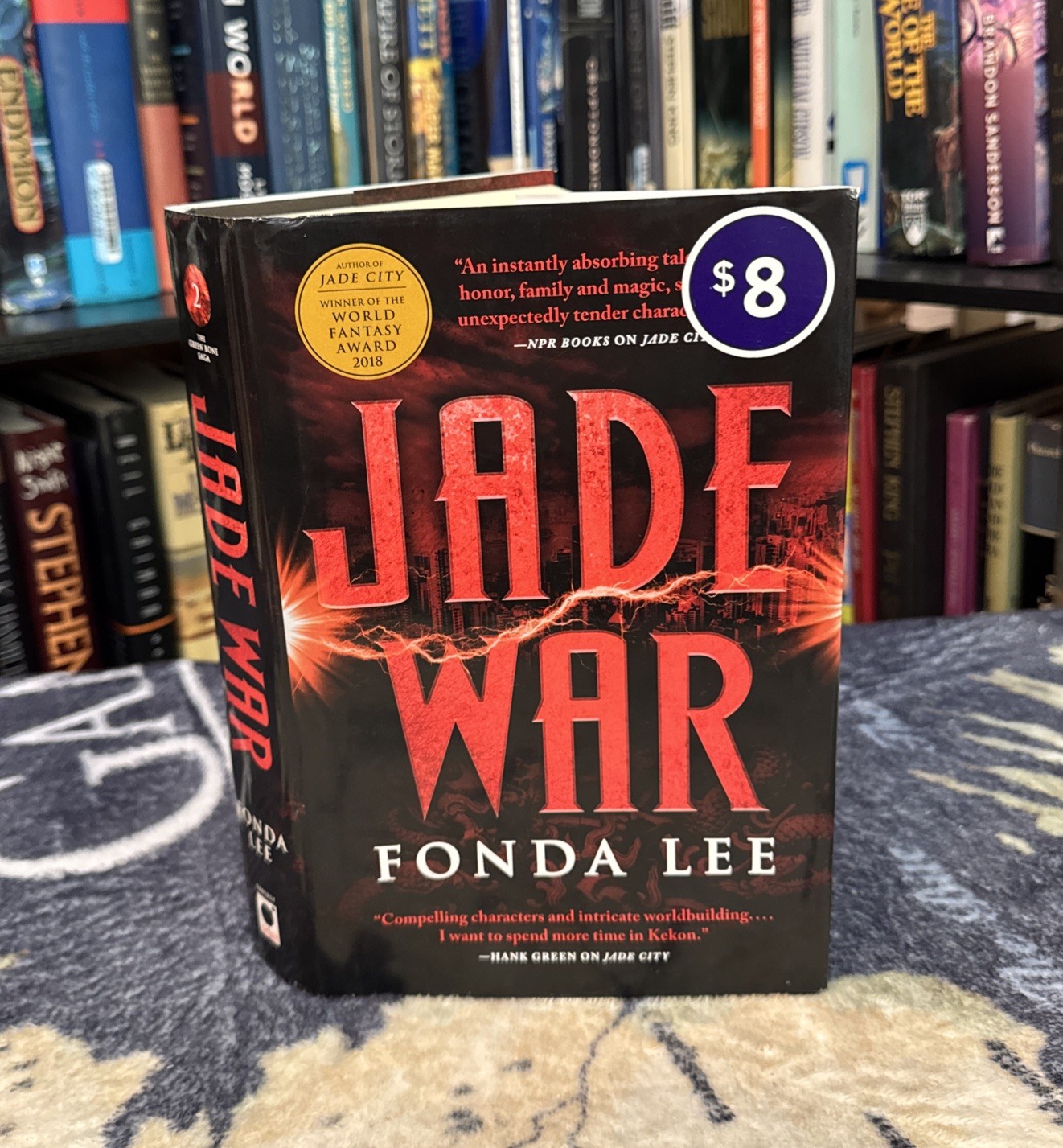 SIGNED – Jade War – Fonda Lee (Hardcover) First Edition/Print, 1st/1st, $26.00