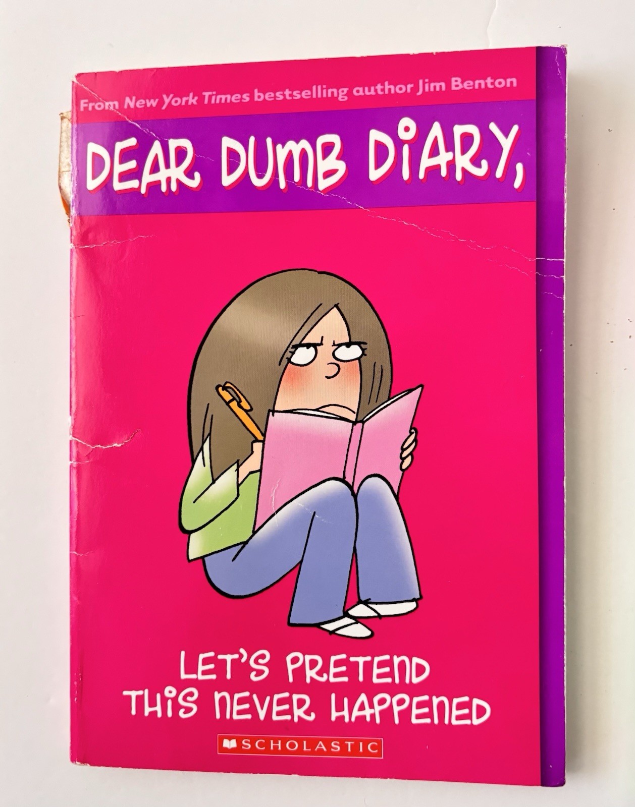 Children’s Books Lot Dear Dumb Diary Jim Benton Scholastic 8 Books Mixed Set