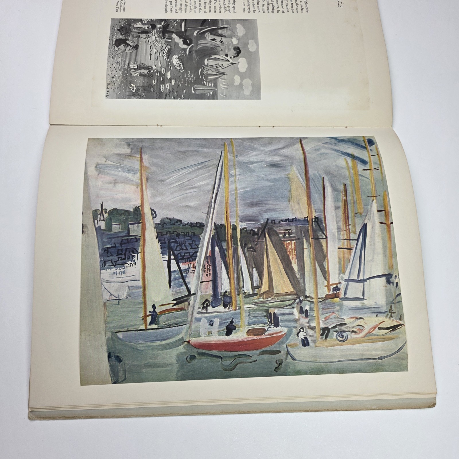 Antique Raoul Dufy 1954 Paperback Portfolio Ed. w/ 9 Tipped In Prints Paintings