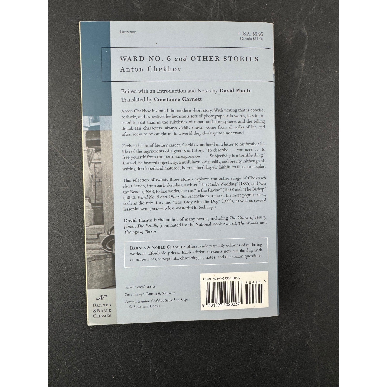 Ward No. 6 and Other Stories Anton Chekhov Barnes & Noble Classics