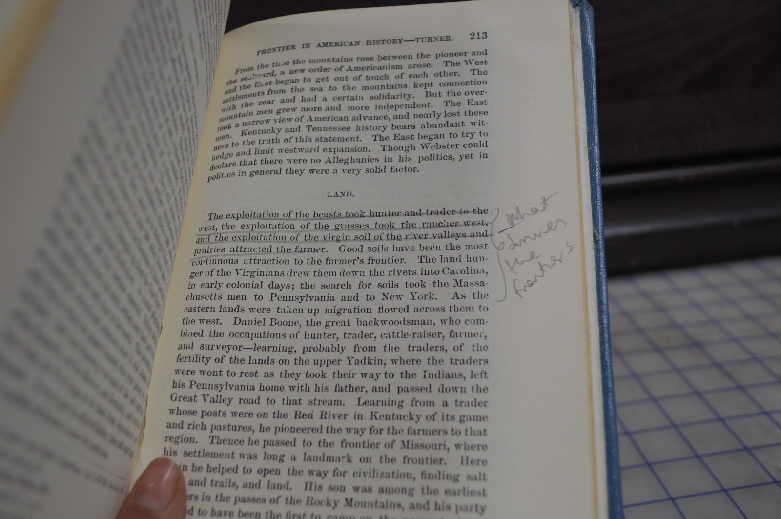 Significance of the Frontier in History Frederick Jackson Turner 1966 HC