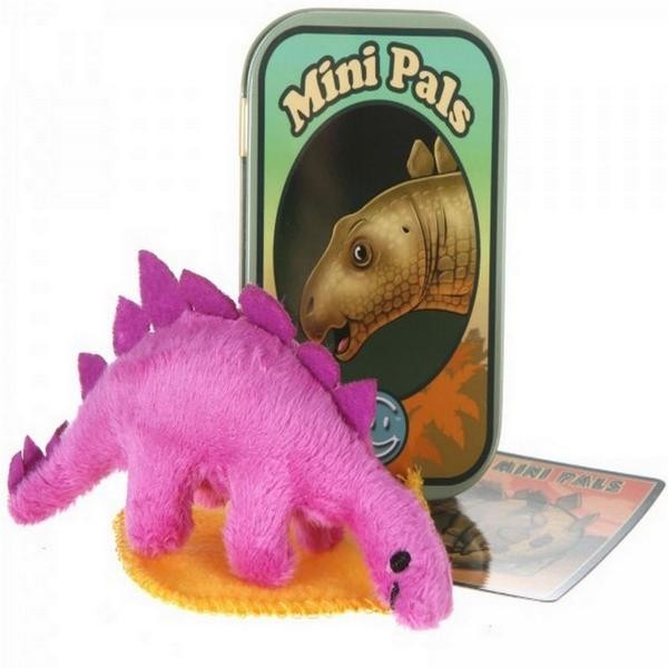 Dinosaur Coloring Book & Plush Toy Gift Set Mini Pals Dinosaur Tin Kids Activity