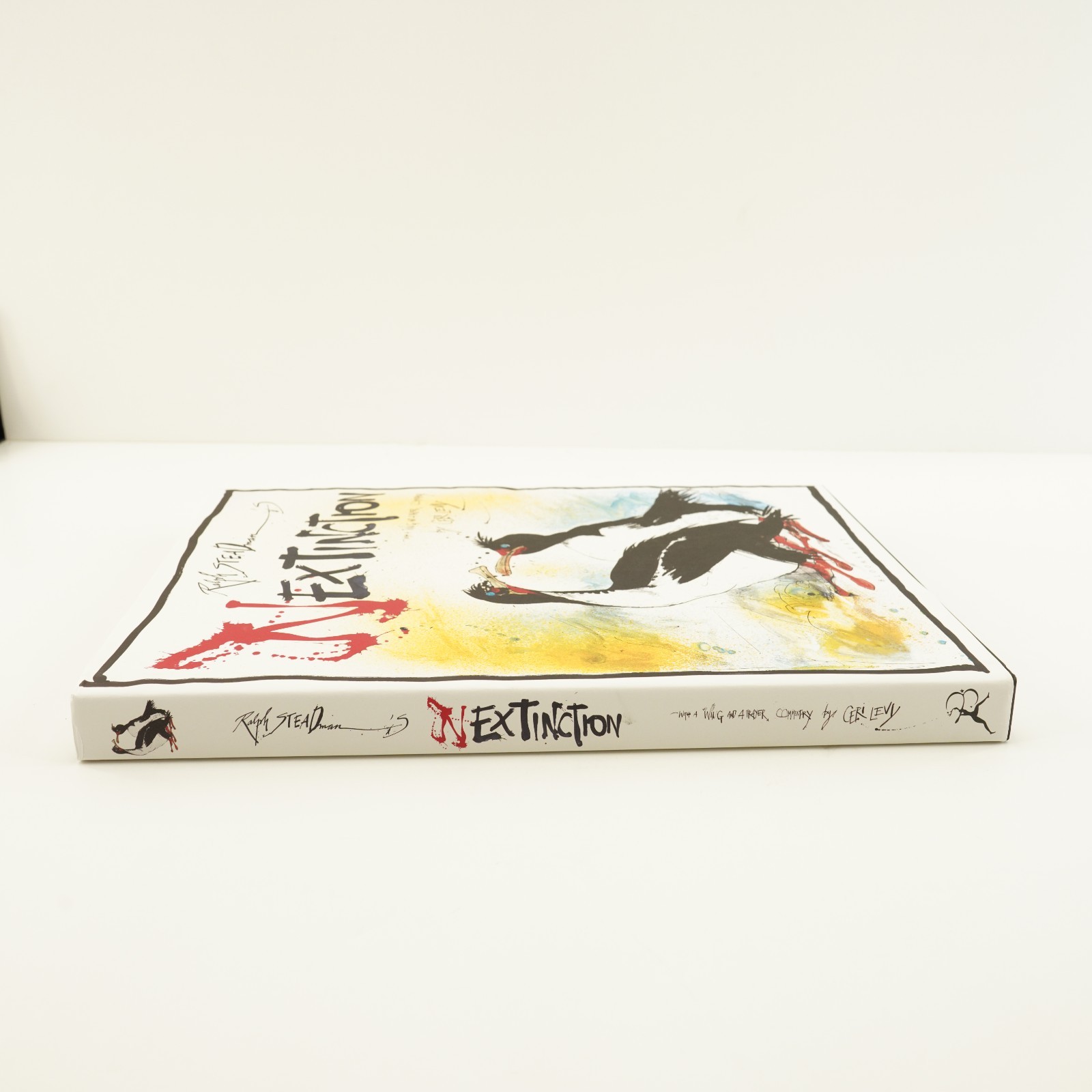 Ralph Steadman Nextinction Ceri Levy Signed Wing and Prayer Commentary