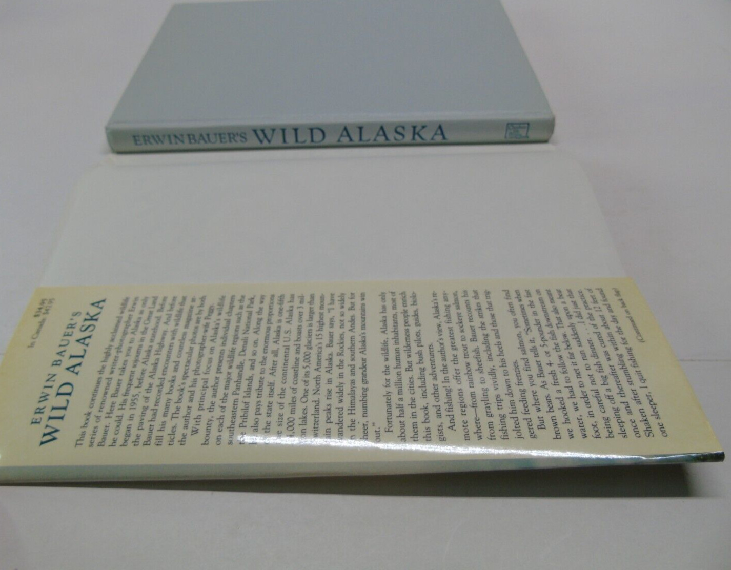 Wild Alaska An Outdooor Life Book by Erwin & Peggy Bauer 1988 Photos Base Maps