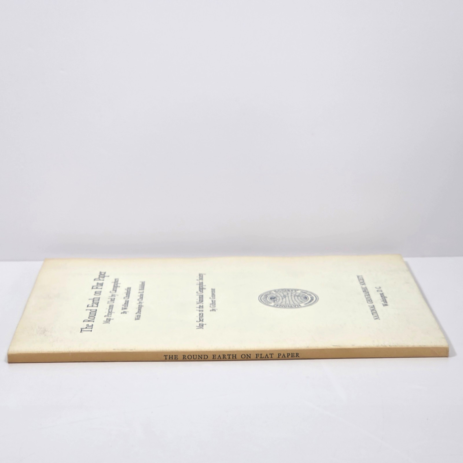 Round Earth Flat Paper Map Projections Cartographers Chamberlin 1950 Illus NGS