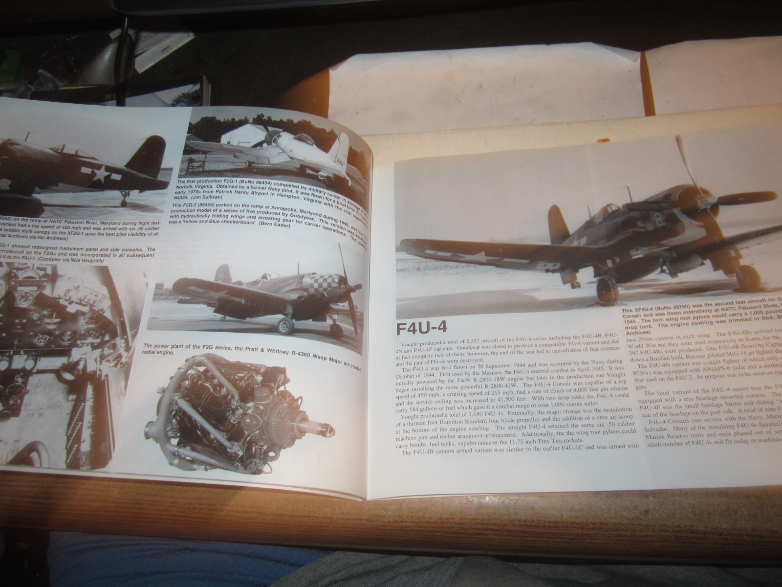 1994 F4U Corsair in Action Aircraft Number 145 Squadron Signal H84 58 PAGES