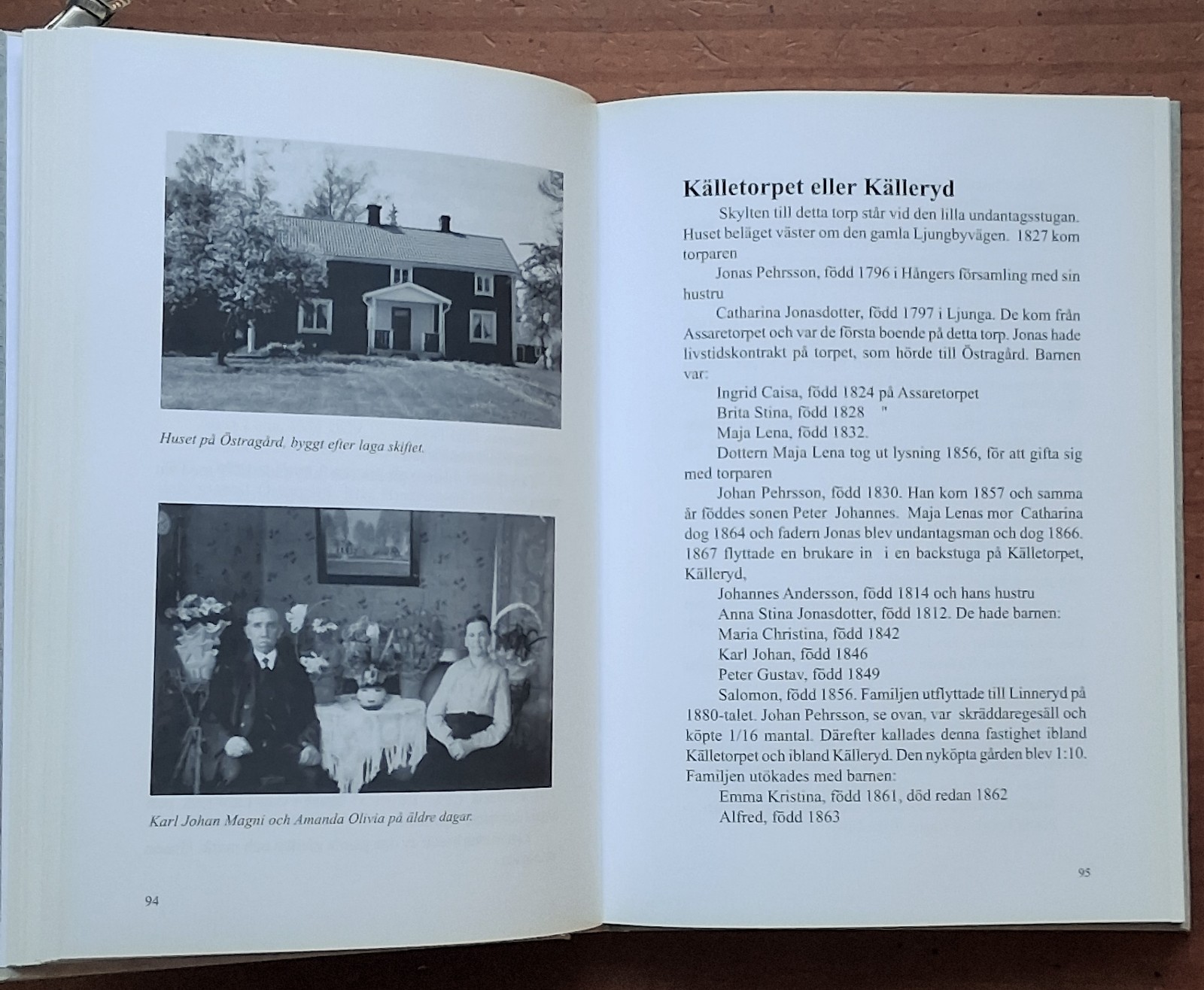 Guddarp & Elgdjurastock Jonsson Sunnerbo Härad Sweden District History Families