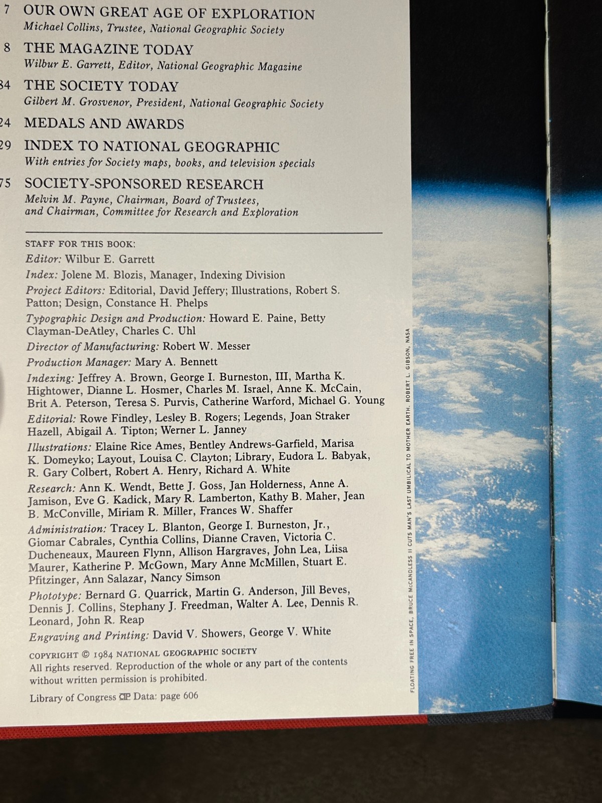 1947-1983 NATIONAL GEOGRAPHIC Hardcover Index Book with Dust Jacket (VG+)
