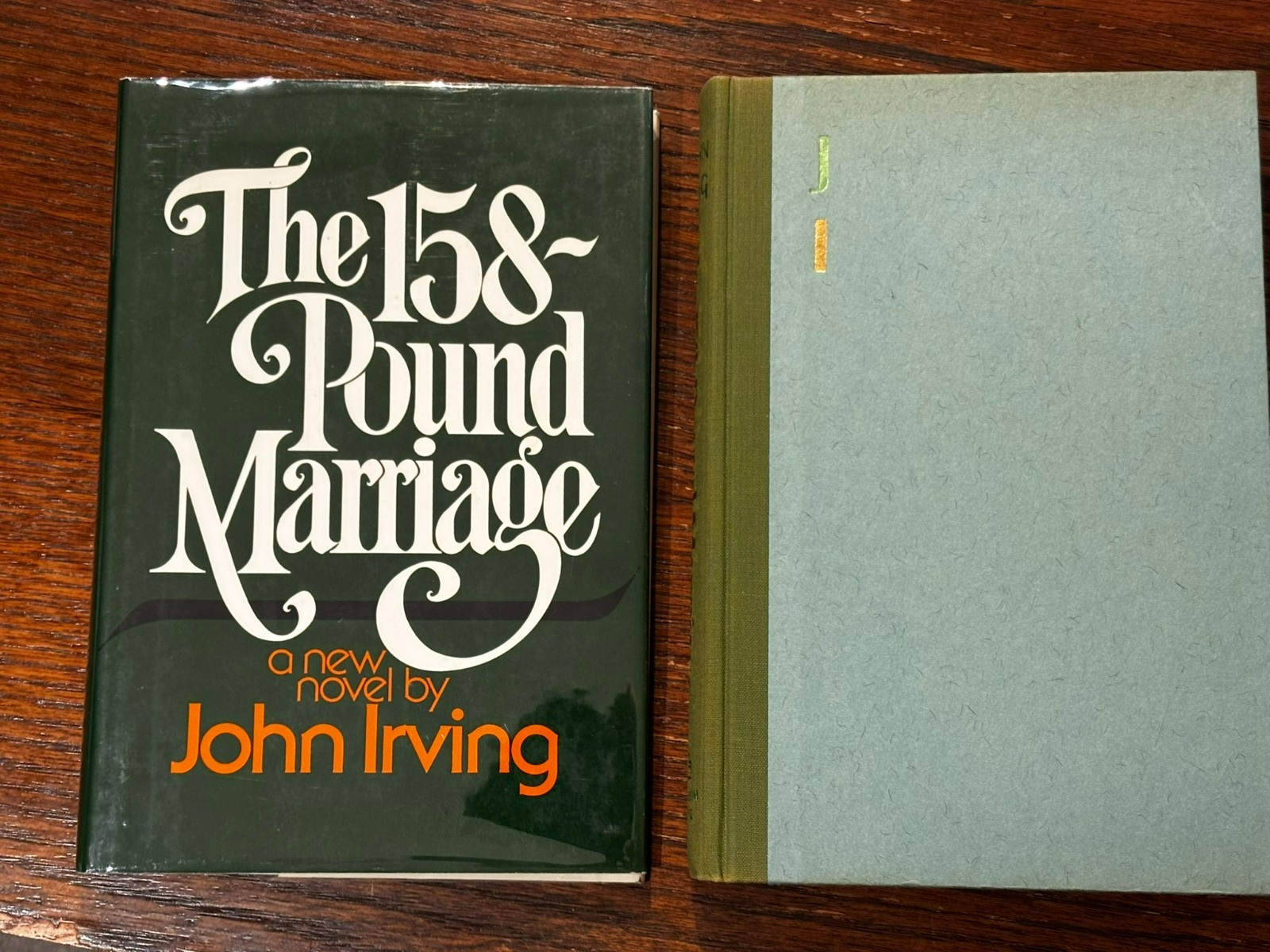 John Irving The 158-Pound Marriage hardcover 1st edition 1974 3rd novel HTF VG++