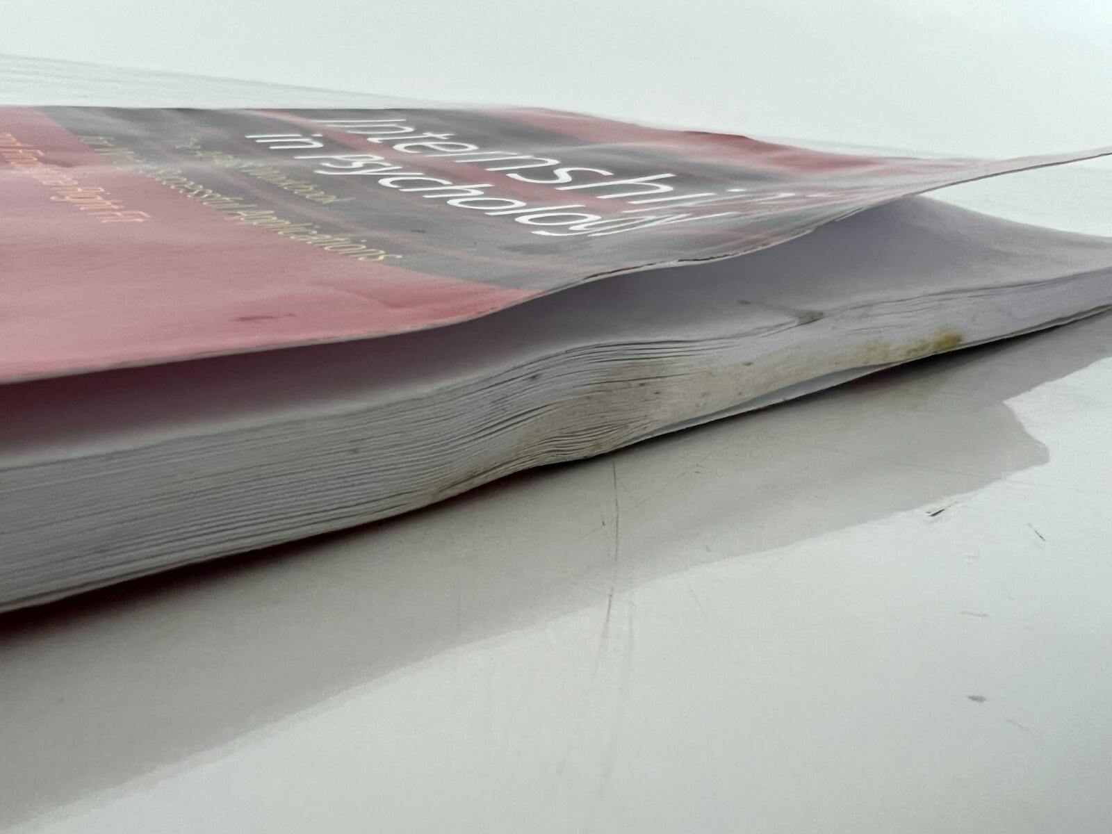 Internships in Psychology | Fourth Edition | LIGHT WATER DAMAGE
