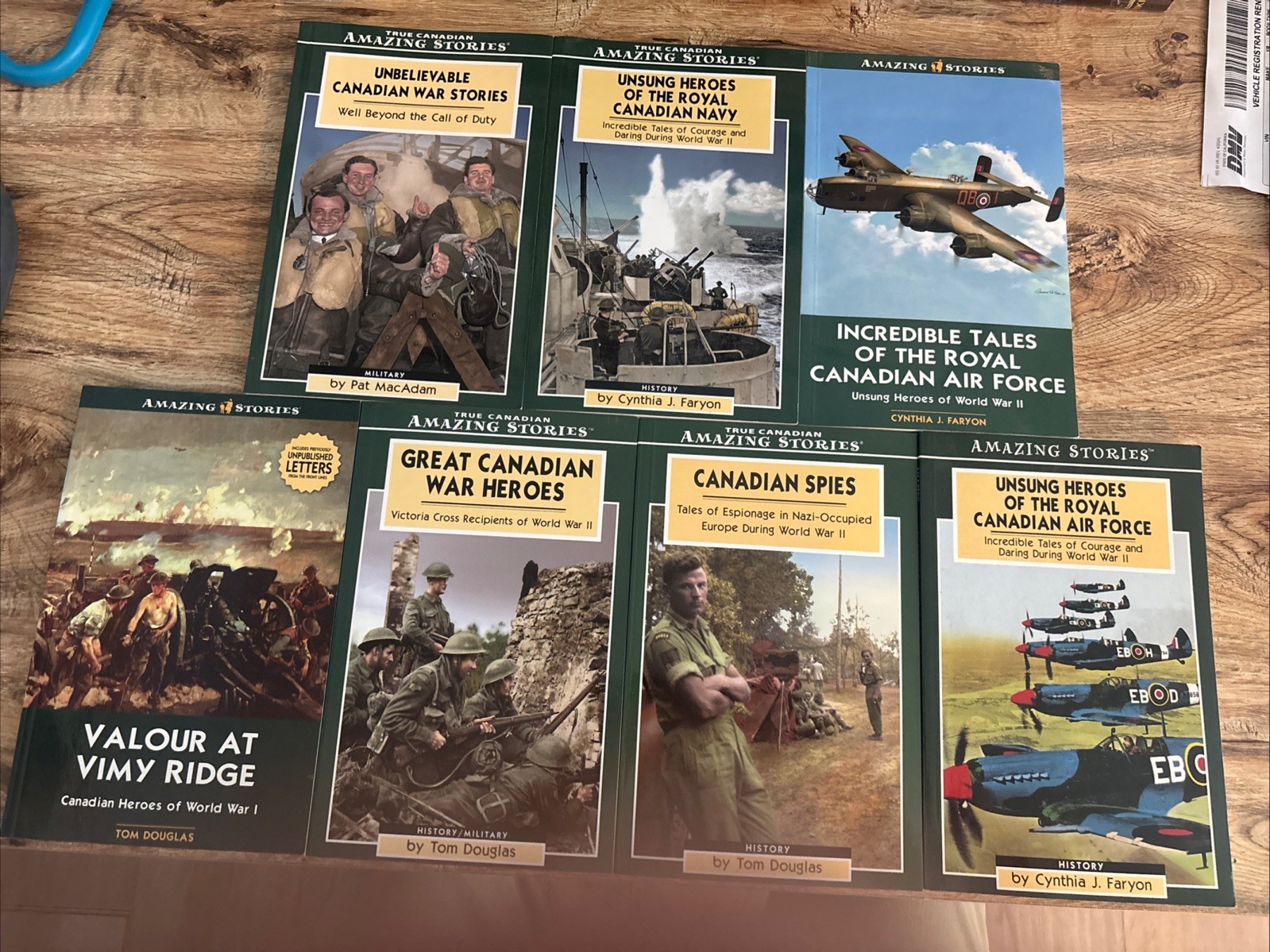 True Canadian Amazing Stories – Lot of 7 – Spies War Heroes D-Day Navy Air Force
